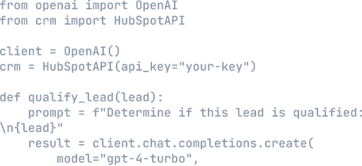 Esempio di codice pronto da applicare